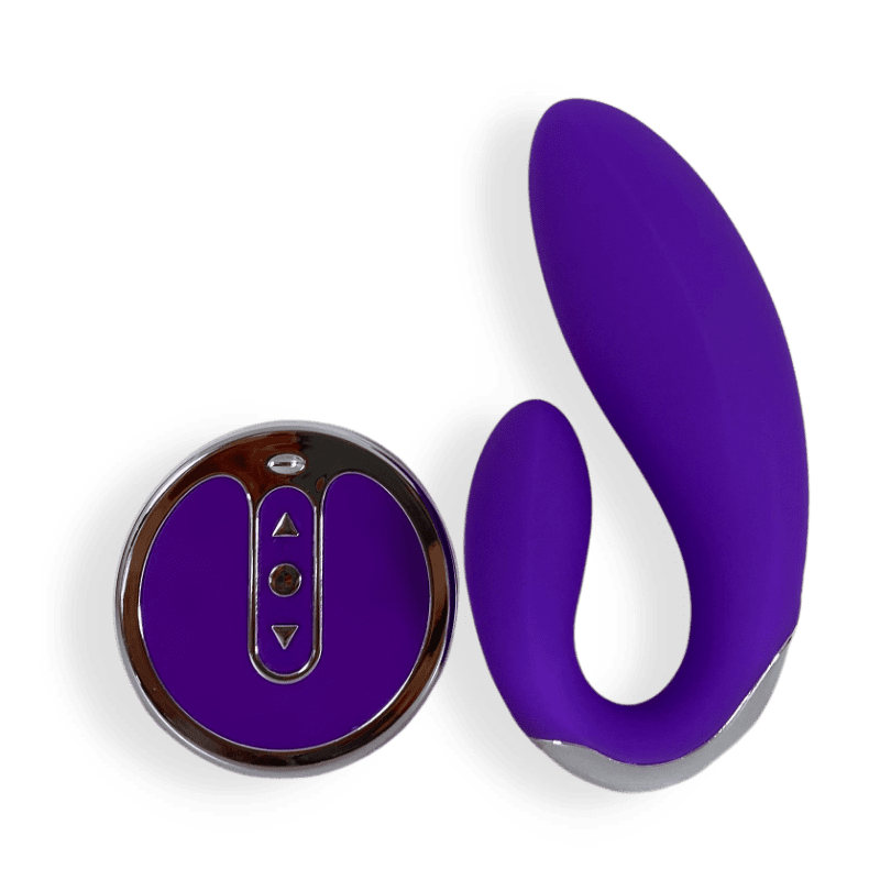 Athena Remote Control Dildo Pulsating Vibrator