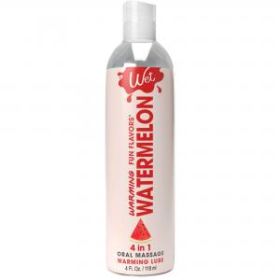 Wet Watermelon Warming Lubricant 4 fluid ounces.