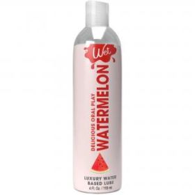 Wet Fun Flavored Juicy Watermelon Oral Lubricant 4 fluid ounces.