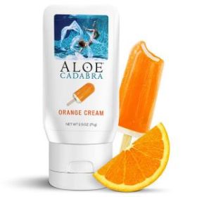 Aloe Cadabra Organic Lubricant Orange Cream Flavor