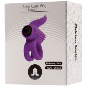 Adrien Lastic Bullet Ring-Purple