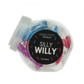 Addiction Silly Willy Glow In The Dark Mini Dongs 12pc