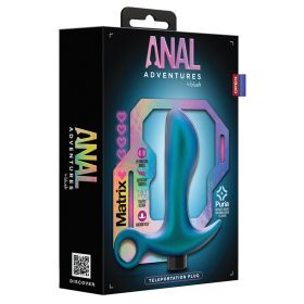 Anal Adventures Matrix Teleportation Plug-Lunar Blue