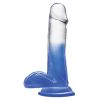 B Yours Stella Blue Dildo-Blue 6"