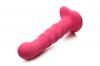 Simply Sweet Vibrating Ribbed Silicone Dildo with Remote Control