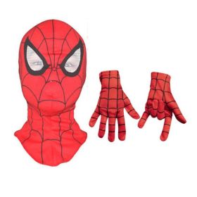 Halloween SpiderMan Costume Gloves and Headgear Cosplay Costume