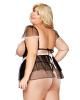 Maid To Please Babydoll Costume Set Black Q/S