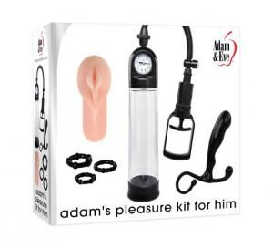 Adam and Eve Toys Adam's Pleasure Kit for Him from Evolved Novelties.