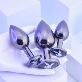 Playboy Pleasure 3 Ways Butt Plug Set from Evolved Novelties.