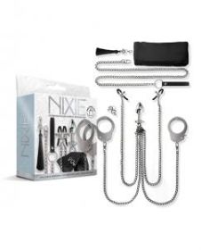 Nixie Interchangeable 8 Pieces Bondage Kit Silver