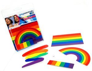 Gaysentials Pride Goods Static Cling Pack A