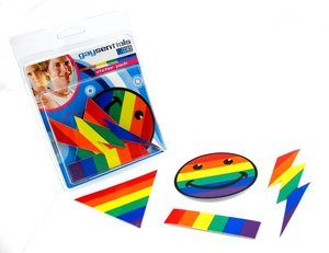 Gaysentials Pride Goods Static Cling Pack B