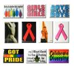 (D) Gaysentials Pride Goods Magnet Pack B variety package