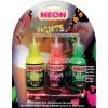 Neon Body Paints 3 Pack Carded