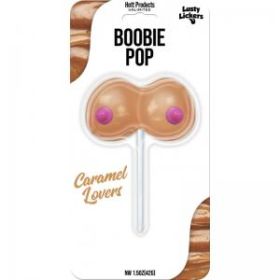 Boobies Pop Caramel Lovers Sucker