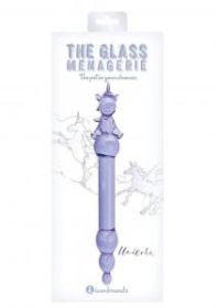 Glass Menagerie Unicorn Dildo Purple