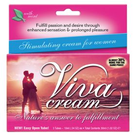 Viva Cream 3 Pack Of .25oz Tubes