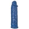 The Great Extender Penis Sleeve-Blue 6"