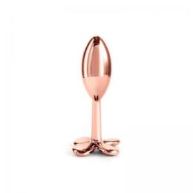 Rear Assets Clover Rose Gold Butt Plug