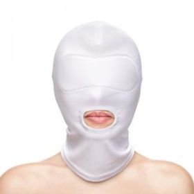 Fetish and Fantasy Mouth Hood White