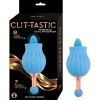 The Nasstoys Clit Tastic Rose Bud Dual Massager Blue