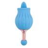 The Nasstoys Clit Tastic Rose Bud Dual Massager Blue