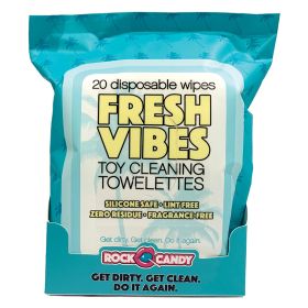 Fresh Vibes Toy Cleaning Towelettes Travel Pack