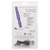 Rechargeable Anal Probe-Metallic Purple