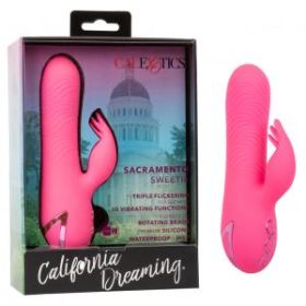 California Dreaming Sacramento Sweetie Pink Rabbit Vibrator