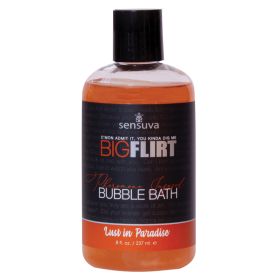 Sensuva Big Flirt Pheromone Bubble Bath Lust In Paradise 8oz