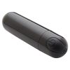 Bang! 10X Rechargeable Vibrating Metallic Bullet-Black