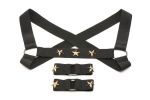 Master Series Elastic Chest Harness with Arm Bands S/M