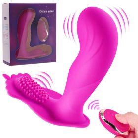 Wearable Wireless Remote-Control G-spot Vibrator Anal Sex Toys for Women Couples