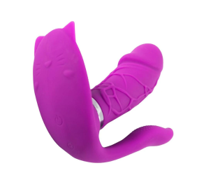 Naughty Cat 3Motor Waterproof Wireless Remote Control USB Rechargeable G-spot Panty Vibrator