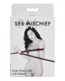Sex &amp; Mischief Kinky Pinky Cuffs Pink