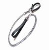 Lux Fetish Breathable Ball Gag Nipple Clamps with Chain