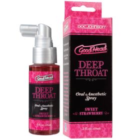 GoodHead Deep Throat Spray To Go .33oz (GoodHead Deep Throat Spray 2 oz: Sweet Strawberry)