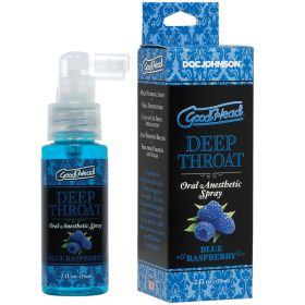 GoodHead Deep Throat Spray To Go .33oz (GoodHead Deep Throat Spray 2 oz: Blue Raspberry)