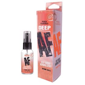 Deep AF Deep Throat Spray 1.8 oz (Deep AF Deep Throat Spray: Peach)