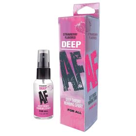 Deep AF Deep Throat Spray 1.8 oz (Deep AF Deep Throat Spray: Strawberry)