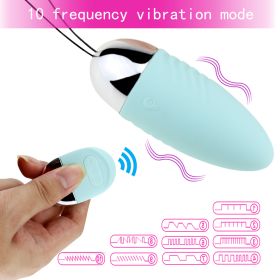 Wireless Jump Egg Vibrator for Women Remote Control Body Massager Sex Toy for Women Vibrator Orgasm Toys for Adults18 Dido (Color: green)