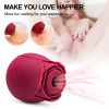 Mini Flower Women USB Charging G Spot Stimulator Quiet Vibrating Waterproof Electric Rose Vibrate Massaging Simulator for Pleasure, Tshirt