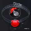 5 Colors Soft Safety Silicone Open Mouth Gag Ball Bdsm Bondage Slave Ball Gag Erotic Sex Toys for Female Couples Adult Sex Games