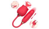 10 Speeds Vibration Suction Rose Nipple Clitoral Sucking Vibrator Sex Toy